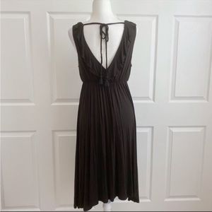 LOFT Black Midi Dress